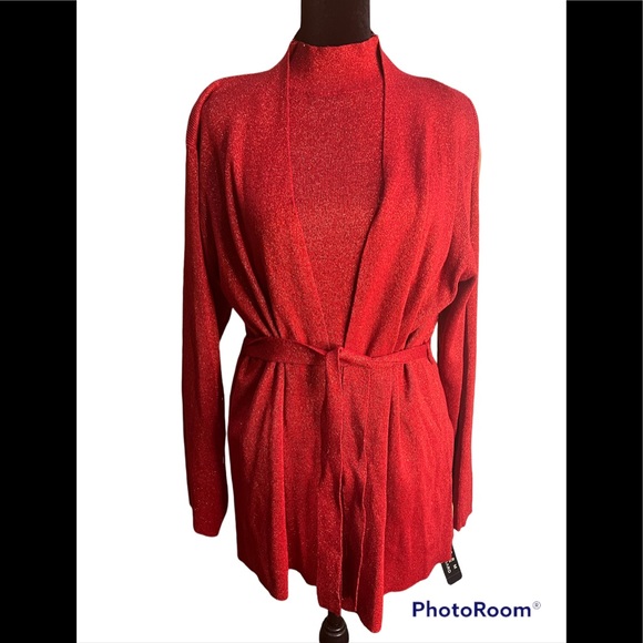 UNIFORM PETITE JOHN PAUL RICHARD 2 pieceNWT size Petite-M Red - Picture 4 of 7